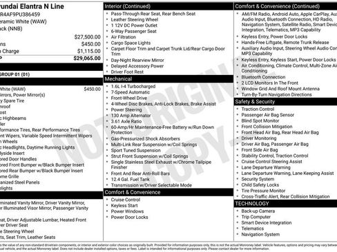 Used 2023 Hyundai Elantra N Line FWD image 6