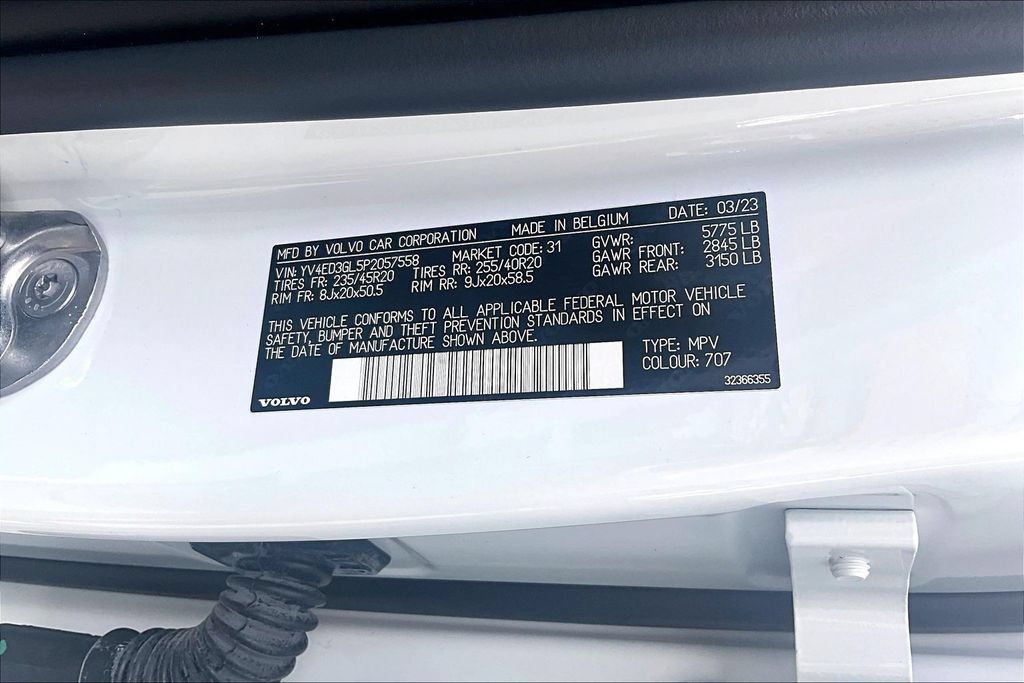 Certified 2023 Volvo C40 P8 Recharge Plus w/ Protection Package Premier AWD/4WD image 45