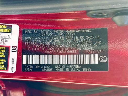 Used 2024 Lexus ES 350 w/ Luxury Package image 44