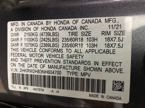 Used 2022 Honda CR-V EX-L image 24