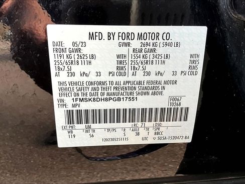 Used 2023 Ford Explorer XLT w/ Equipment Group 202A image 35