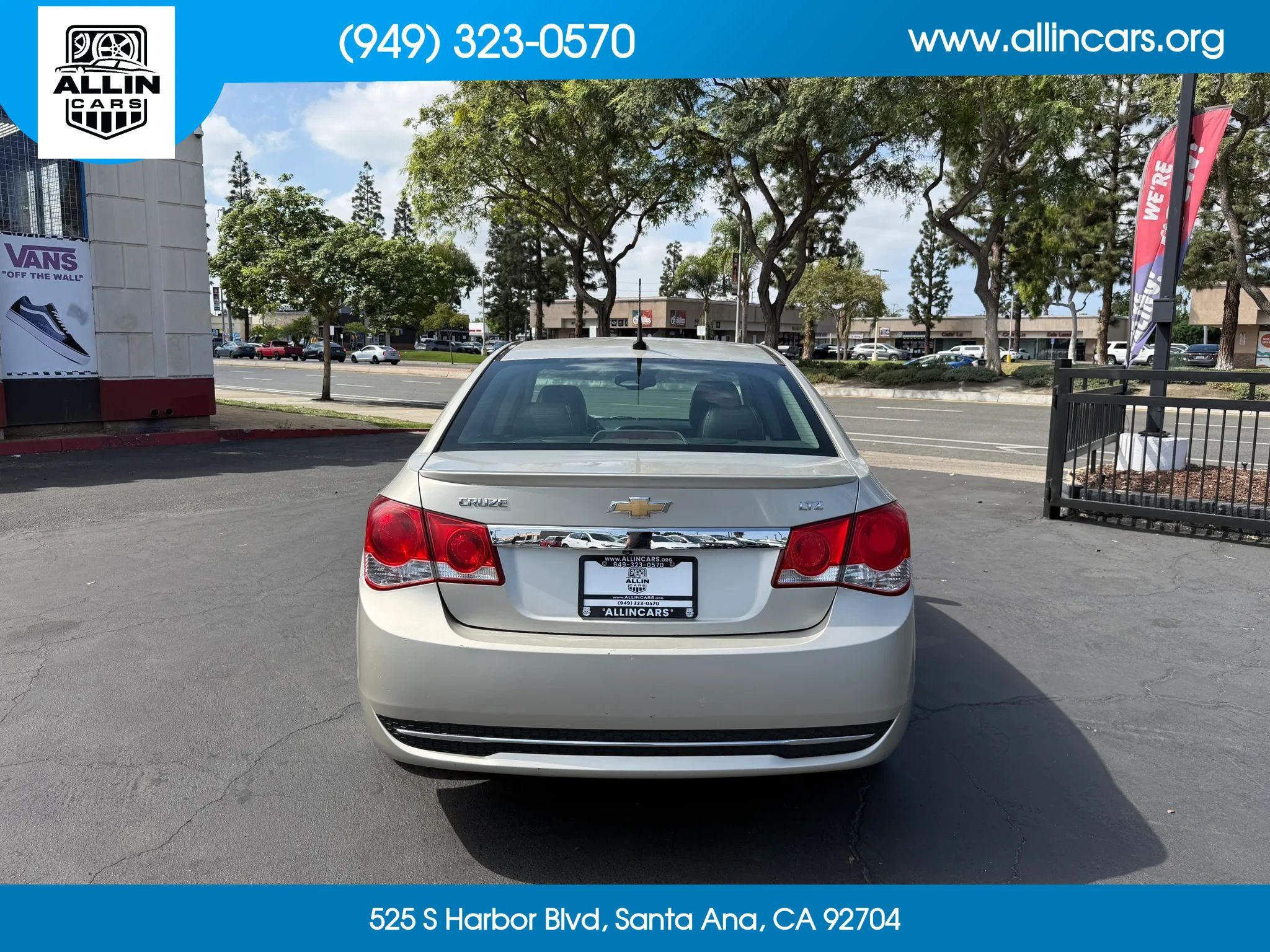 Used 2014 Chevrolet Cruze LTZ w/ RS Package FWD image 5