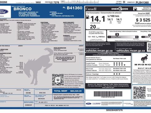 Used 2023 Ford Bronco Wildtrak AWD/4WD image 29