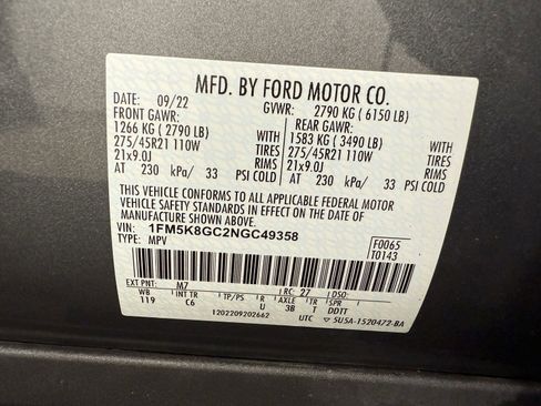 Used 2022 Ford Explorer ST w/ Equipment Group 401A image 17