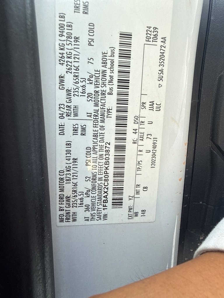 Used 2023 Ford Transit 350 XL RWD image 2