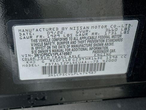 Used 2023 Nissan Kicks SV image 12