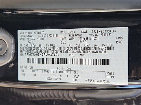 Used 2023 Ford Escape Active w/ Tech Pack #2 FWD image 28