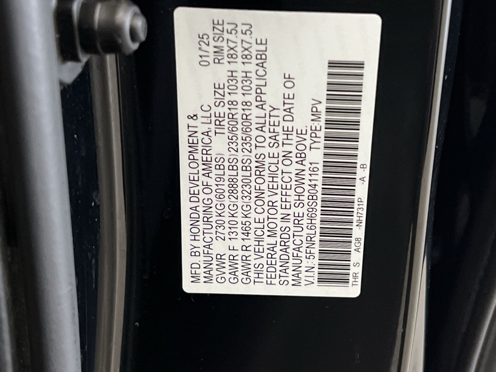 Used 2025 Honda Odyssey EX-L image 41