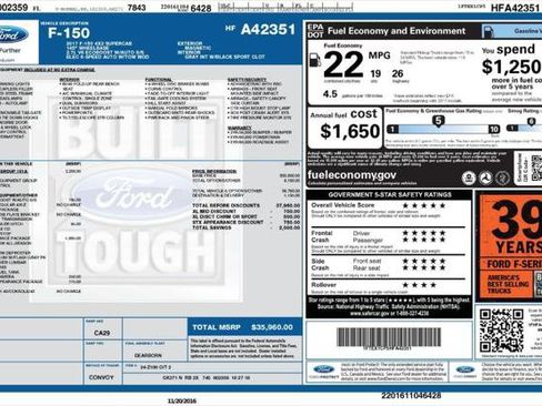 Used 2017 Ford F150 XL w/ Equipment Group 101A Mid image 4