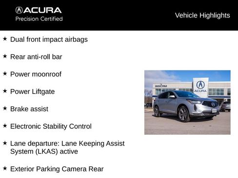 Certified 2025 Acura RDX w/ Technology Package image 13