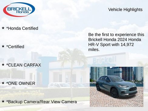 Used 2024 Honda HR-V Sport image 9