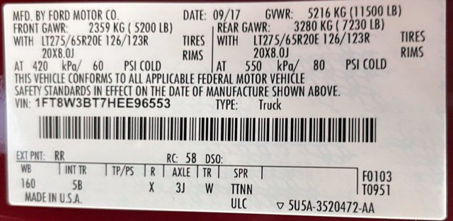 Used 2017 Ford F350 Lariat w/ Chrome Package AWD/4WD image 60