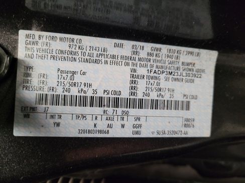 Used 2018 Ford Focus SEL FWD image 33