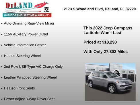 Used 2022 Jeep Compass Latitude w/ Convenience Group image 31