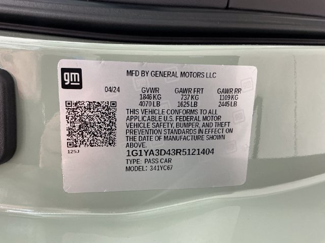 Used 2024 Chevrolet Corvette Stingray Convertible w/ 1LT RWD image 30