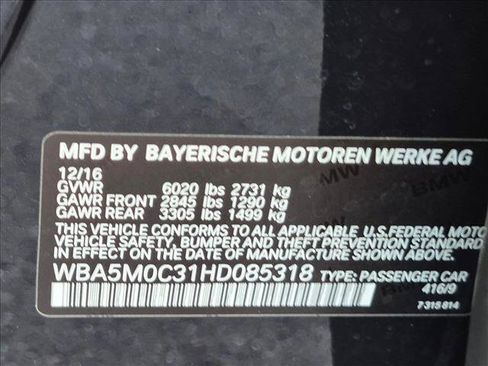 Used 2017 BMW 550i Gran Turismo xDrive AWD/4WD image 15