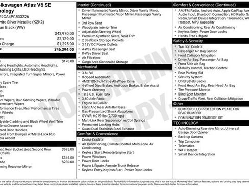 Used 2023 Volkswagen Atlas SE image 3