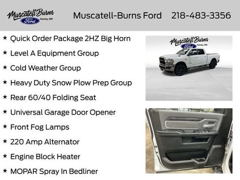 Used 2022 RAM 2500 Big Horn w/ Level A Equipment Group image 7