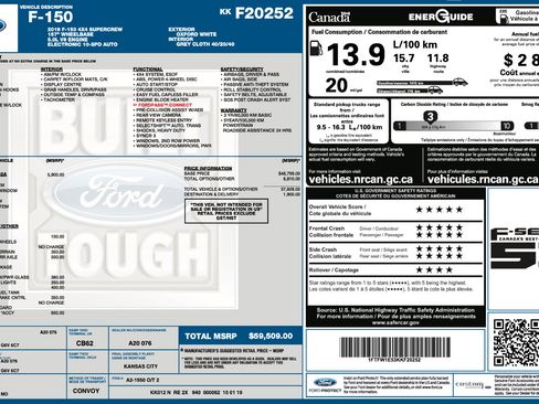 Used 2019 Ford F150 XLT w/ Equipment Group 302A Luxury image 9