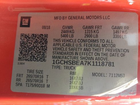 Used 2019 Chevrolet Colorado W/T w/ WT Convenience Package RWD image 33