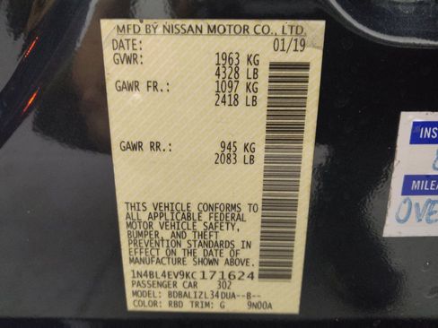 Used 2019 Nissan Altima 2.5 SL FWD image 33