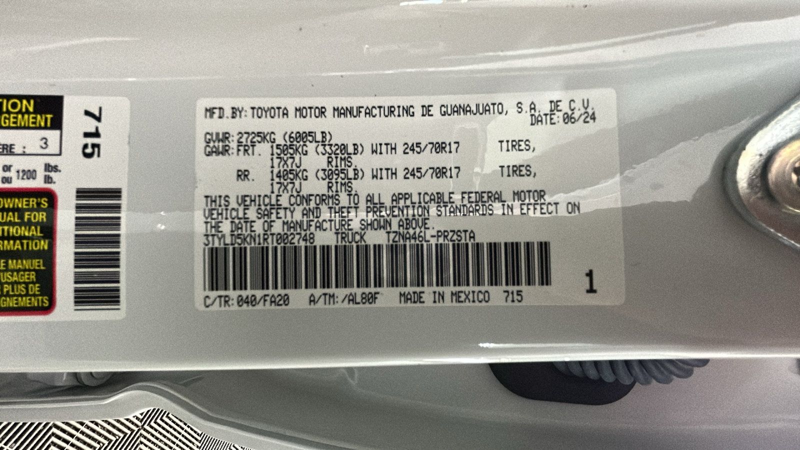 Used 2024 Toyota Tacoma SR AWD/4WD image 12