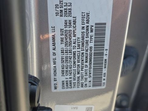 Used 2021 Honda Passport Touring image 36