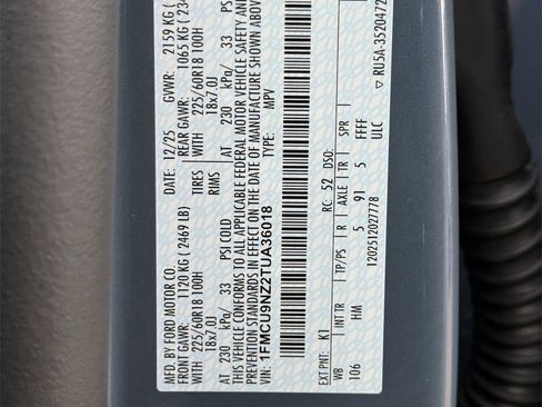 New 2026 Ford Escape ST-Line Select w/ Tech Pack #1 image 45