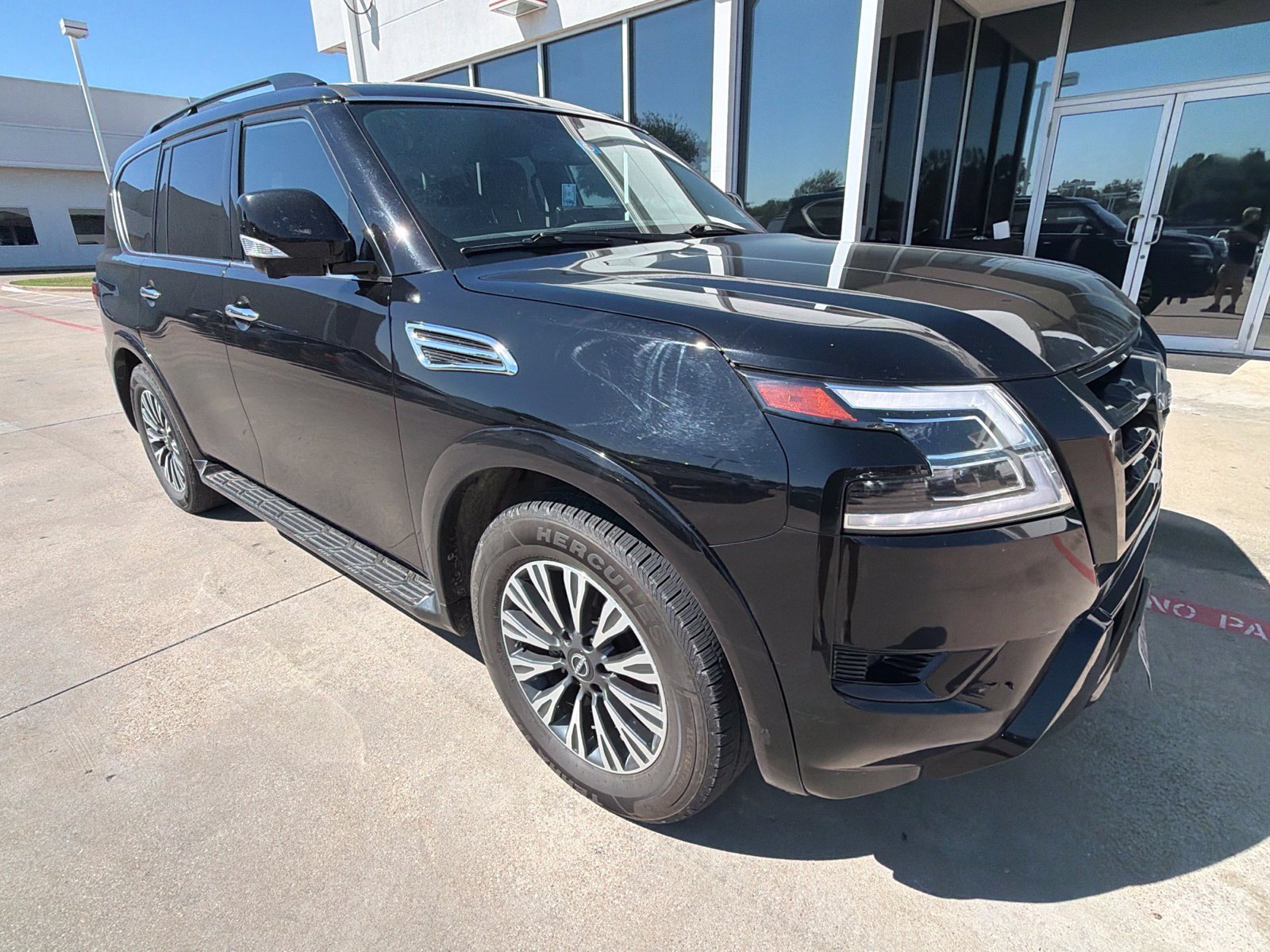 Used 2021 Nissan Armada SL w/ Midnight Edition Package RWD image 3