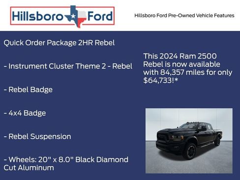 Used 2024 RAM 2500 Rebel w/ Safety Group AWD/4WD image 6