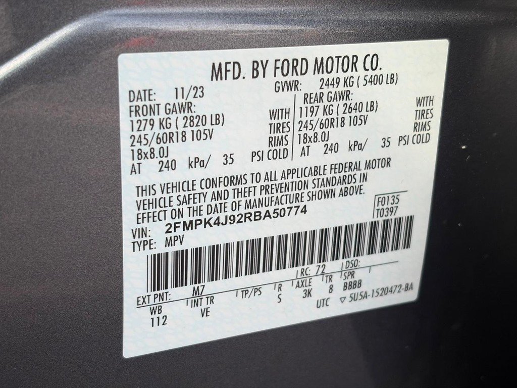 Used 2024 Ford Edge SEL AWD/4WD image 24