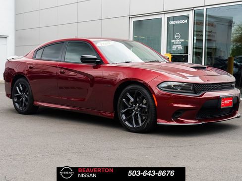 Used 2022 Dodge Charger R/T w/ Blacktop Package RWD image 1