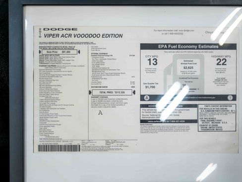 Used 2010 Dodge Viper ACR image 3