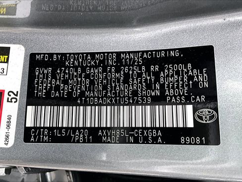 New 2026 Toyota Camry XLE image 18