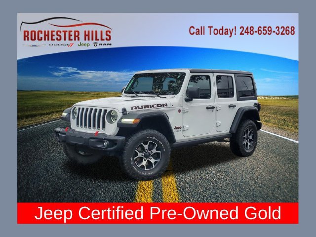 Certified 2020 Jeep Wrangler Unlimited Rubicon w/ Dual Top Group AWD/4WD image 1