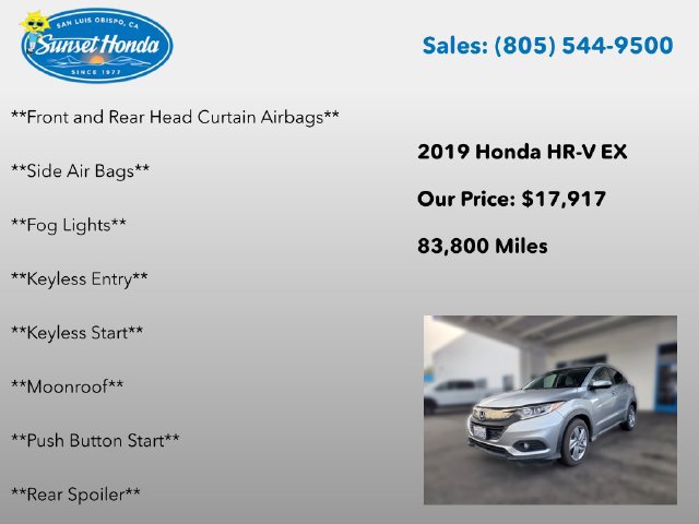 Used 2019 Honda HR-V EX image 7