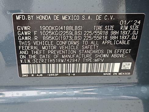 Used 2024 Honda HR-V Sport image 34