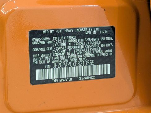 Used 2015 Subaru Crosstrek 2.0i Limited image 33