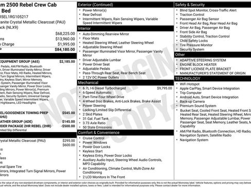 Used 2024 RAM 2500 Rebel w/ Level 2 Equipment Group AWD/4WD image 39