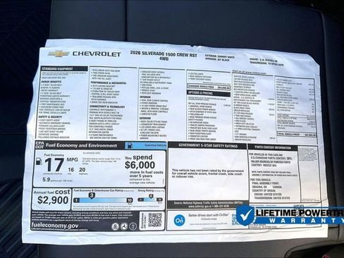 New 2026 Chevrolet Silverado 1500 RST w/ RST All Star Premium Package image 15