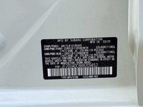 Certified 2024 Subaru Crosstrek 2.0i Premium AWD/4WD image 10