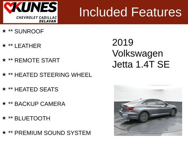 Used 2019 Volkswagen Jetta SE w/ Cold Weather Package FWD image 3
