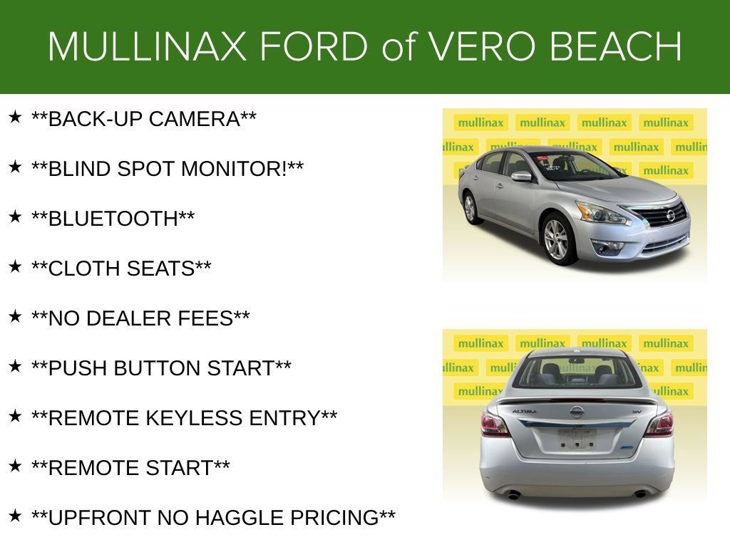 Used 2014 Nissan Altima 2.5 SV w/ Convenience Package FWD image 5