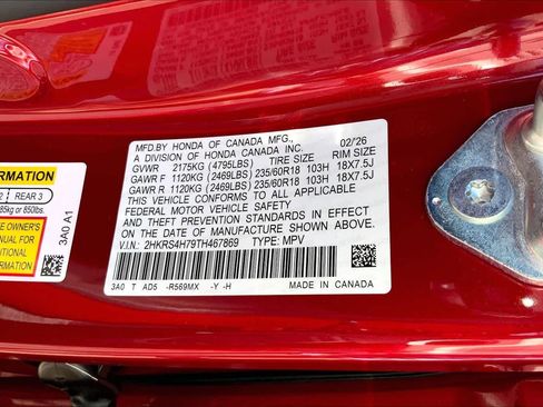 New 2026 Honda CR-V EX-L image 21