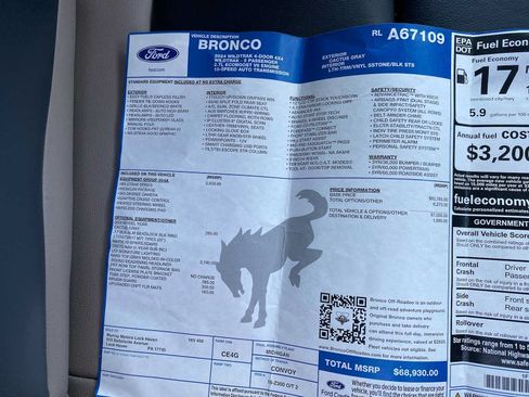 Used 2024 Ford Bronco Wildtrak AWD/4WD image 38