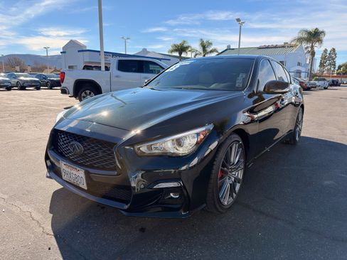 Used 2023 INFINITI Q50 Red Sport 400 w/ Black Opal Edition image 4