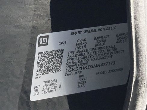 Certified 2021 GMC Yukon XL AT4 w/ Rear Media and Nav Package image 34