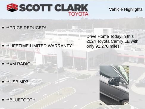 Used 2024 Toyota Camry LE FWD image 12