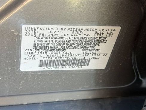 Certified 2025 Nissan Kicks Play S FWD image 33