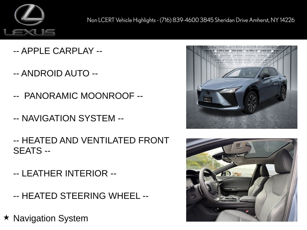 Certified 2023 Lexus RZ 450e Premium w/ Technology Package AWD/4WD image 7